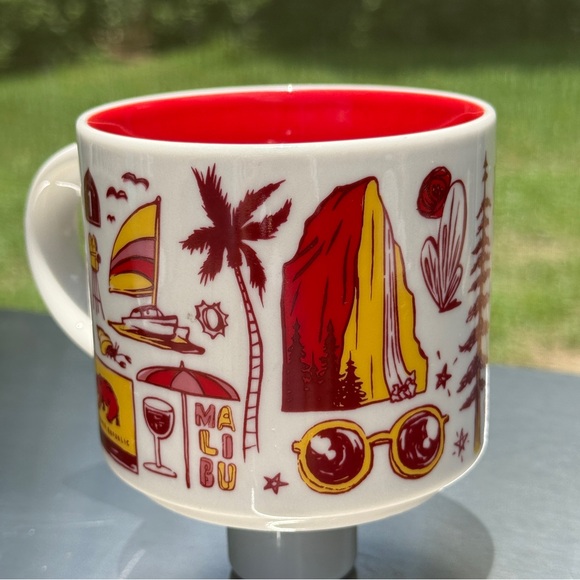 STARBUCKS California Mug from the Been There Series, 14oz ceramic Red and White - Picture 5 of 10